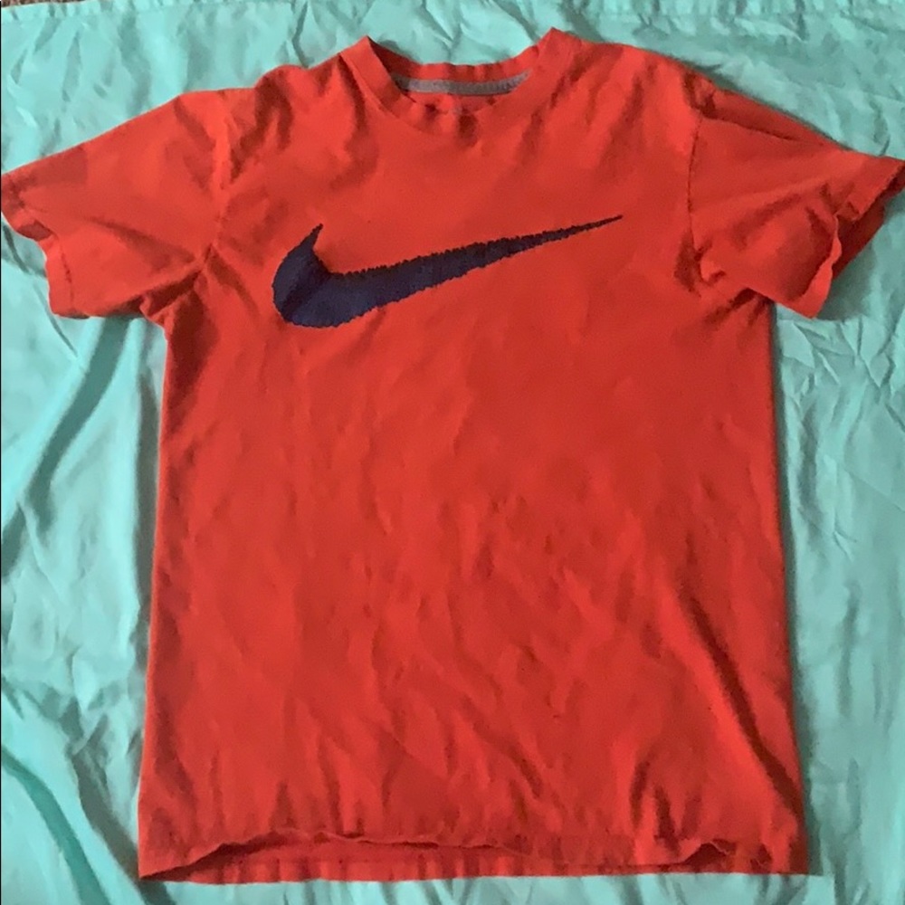 Orange nike shirt